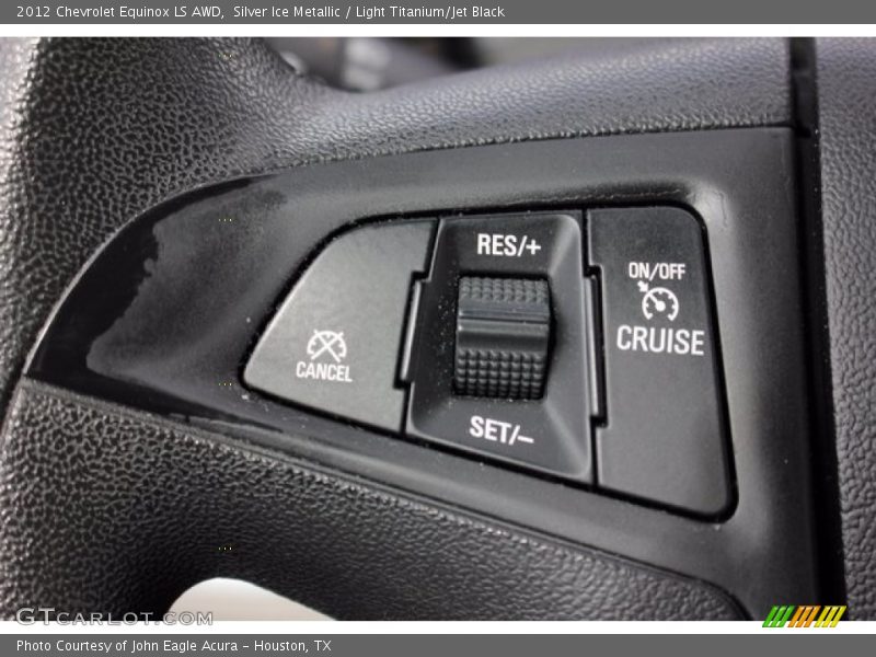 Silver Ice Metallic / Light Titanium/Jet Black 2012 Chevrolet Equinox LS AWD