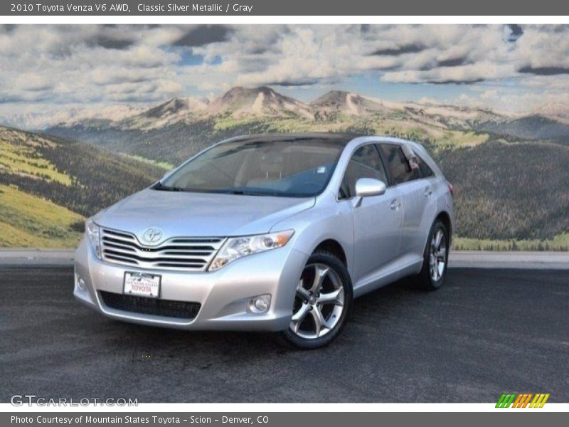 Classic Silver Metallic / Gray 2010 Toyota Venza V6 AWD
