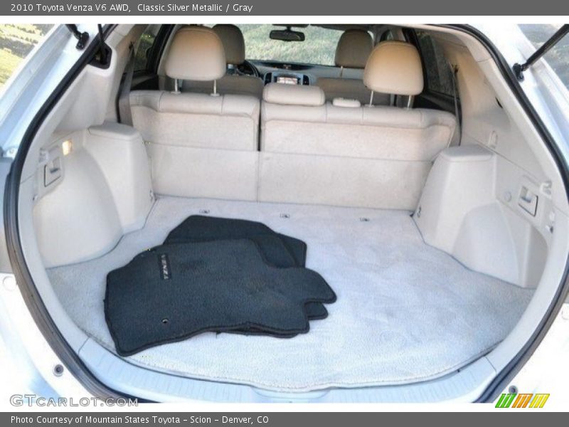 Classic Silver Metallic / Gray 2010 Toyota Venza V6 AWD