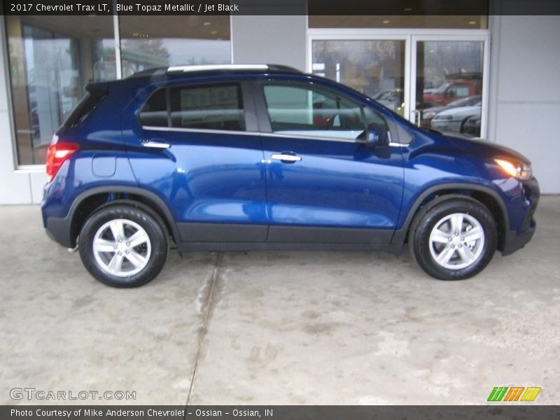 Blue Topaz Metallic / Jet Black 2017 Chevrolet Trax LT