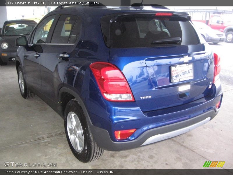 Blue Topaz Metallic / Jet Black 2017 Chevrolet Trax LT