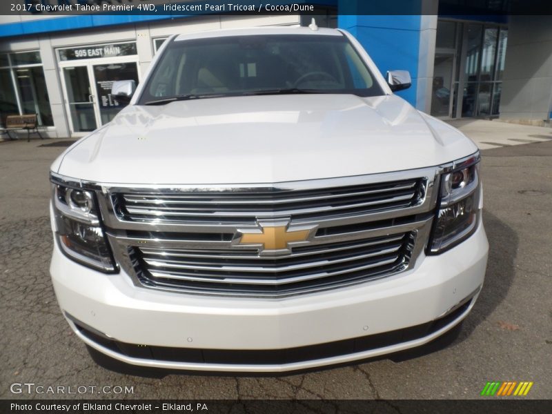 Iridescent Pearl Tricoat / Cocoa/Dune 2017 Chevrolet Tahoe Premier 4WD