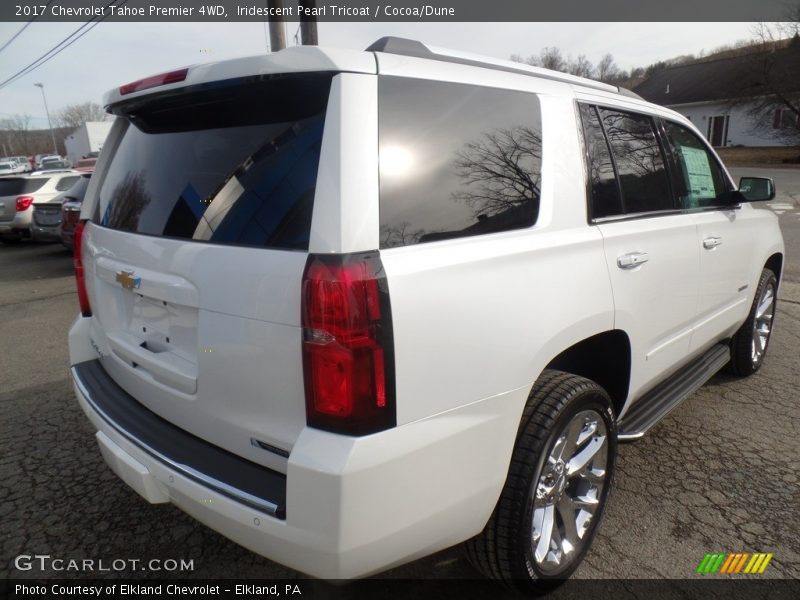 Iridescent Pearl Tricoat / Cocoa/Dune 2017 Chevrolet Tahoe Premier 4WD