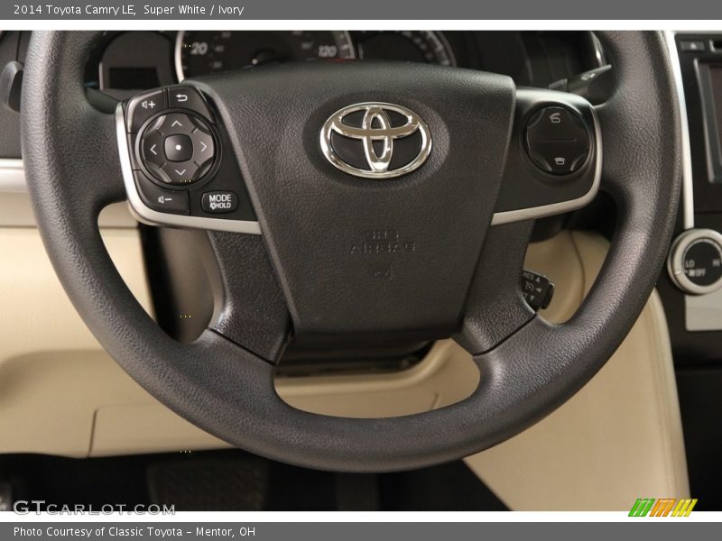 Super White / Ivory 2014 Toyota Camry LE