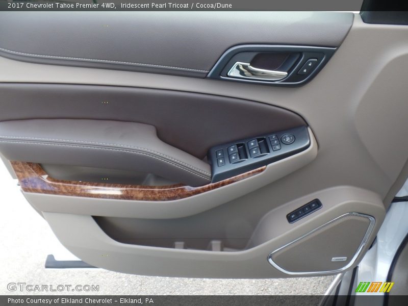 Iridescent Pearl Tricoat / Cocoa/Dune 2017 Chevrolet Tahoe Premier 4WD