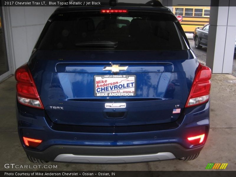 Blue Topaz Metallic / Jet Black 2017 Chevrolet Trax LT
