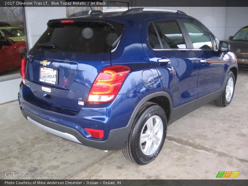 Blue Topaz Metallic / Jet Black 2017 Chevrolet Trax LT