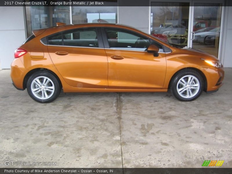 Orange Burst Metallic / Jet Black 2017 Chevrolet Cruze LT