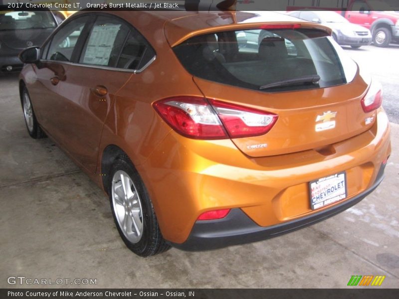 Orange Burst Metallic / Jet Black 2017 Chevrolet Cruze LT