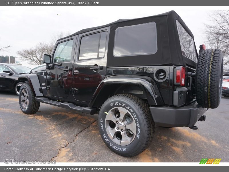 Black / Black 2017 Jeep Wrangler Unlimited Sahara 4x4