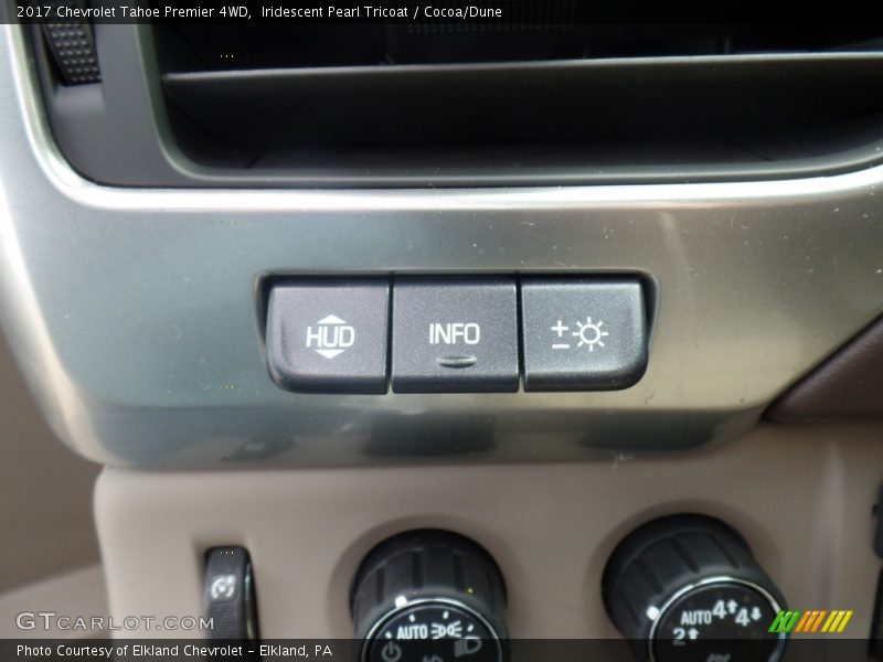Iridescent Pearl Tricoat / Cocoa/Dune 2017 Chevrolet Tahoe Premier 4WD