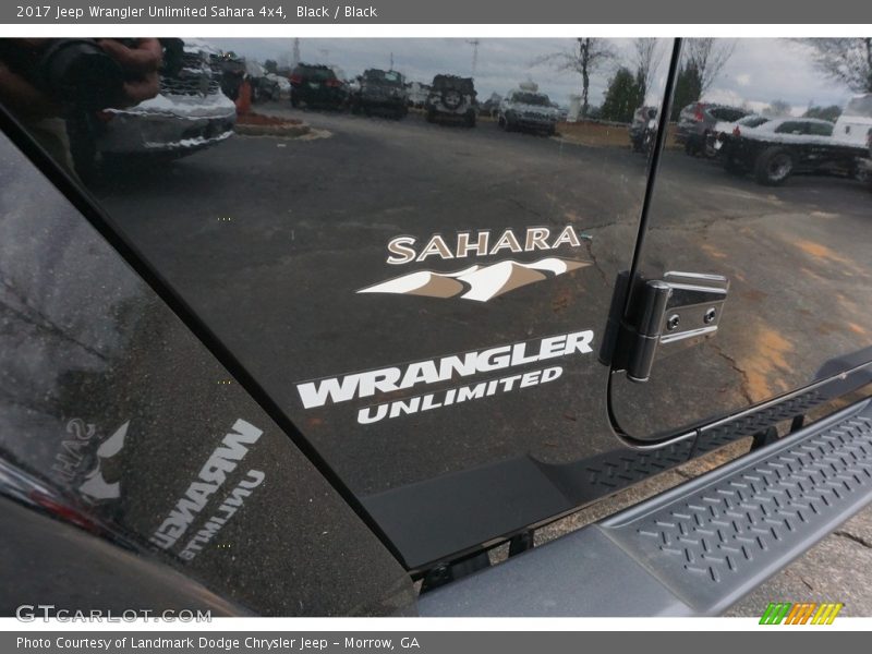 Black / Black 2017 Jeep Wrangler Unlimited Sahara 4x4