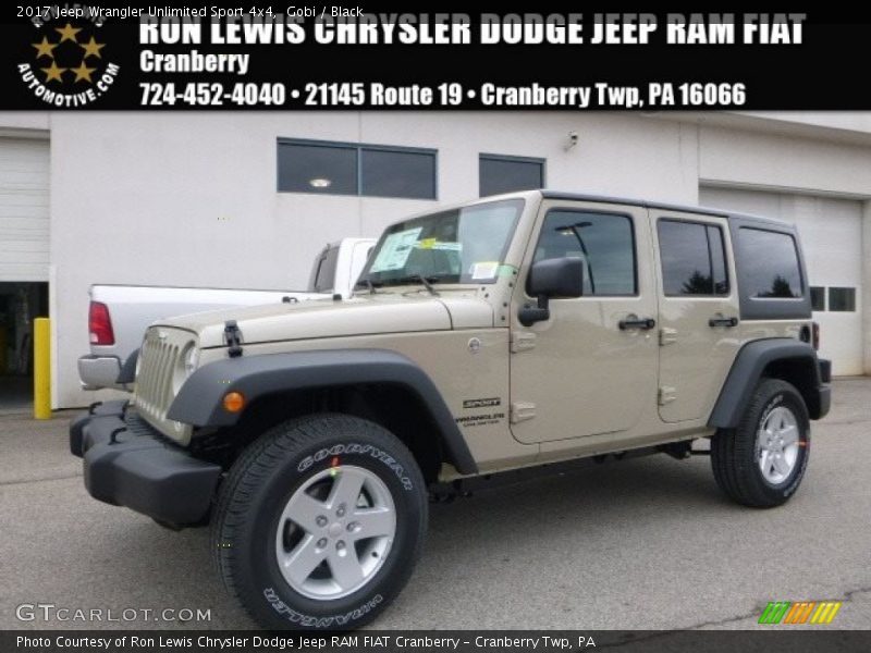 Gobi / Black 2017 Jeep Wrangler Unlimited Sport 4x4