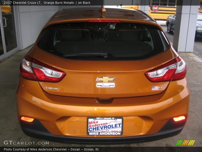 Orange Burst Metallic / Jet Black 2017 Chevrolet Cruze LT