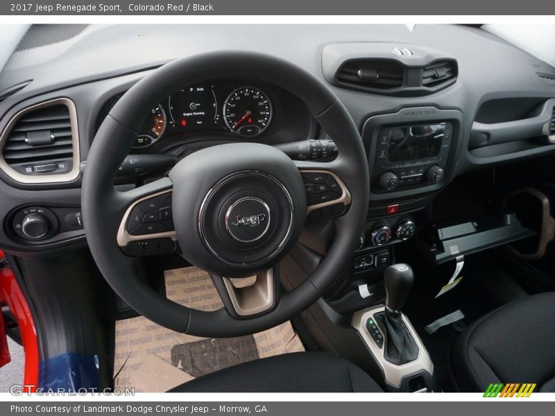 Dashboard of 2017 Renegade Sport