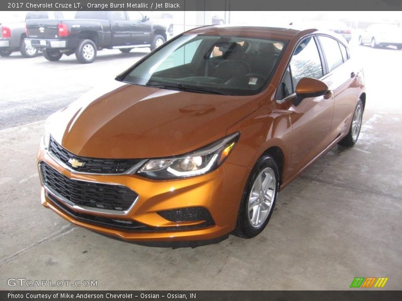 Orange Burst Metallic / Jet Black 2017 Chevrolet Cruze LT