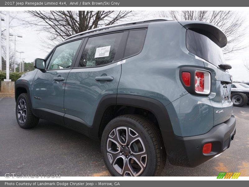 Anvil / Bark Brown/Ski Grey 2017 Jeep Renegade Limited 4x4