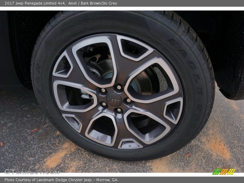 Anvil / Bark Brown/Ski Grey 2017 Jeep Renegade Limited 4x4