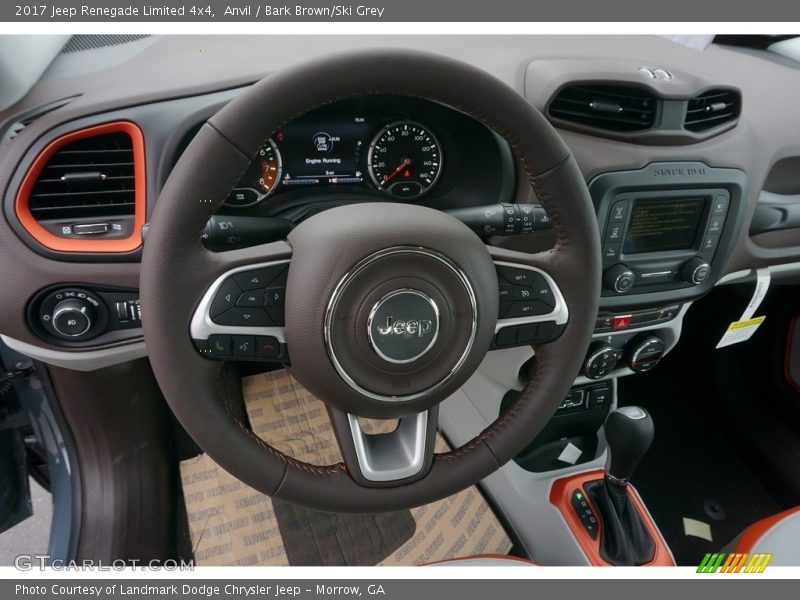 Dashboard of 2017 Renegade Limited 4x4