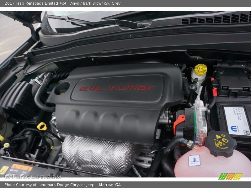  2017 Renegade Limited 4x4 Engine - 2.4 Liter DOHC 16-Valve VVT 4 Cylinder