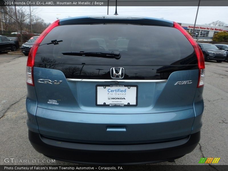 Mountain Air Metallic / Beige 2014 Honda CR-V EX-L AWD