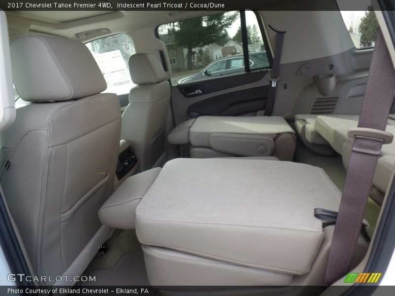 Iridescent Pearl Tricoat / Cocoa/Dune 2017 Chevrolet Tahoe Premier 4WD