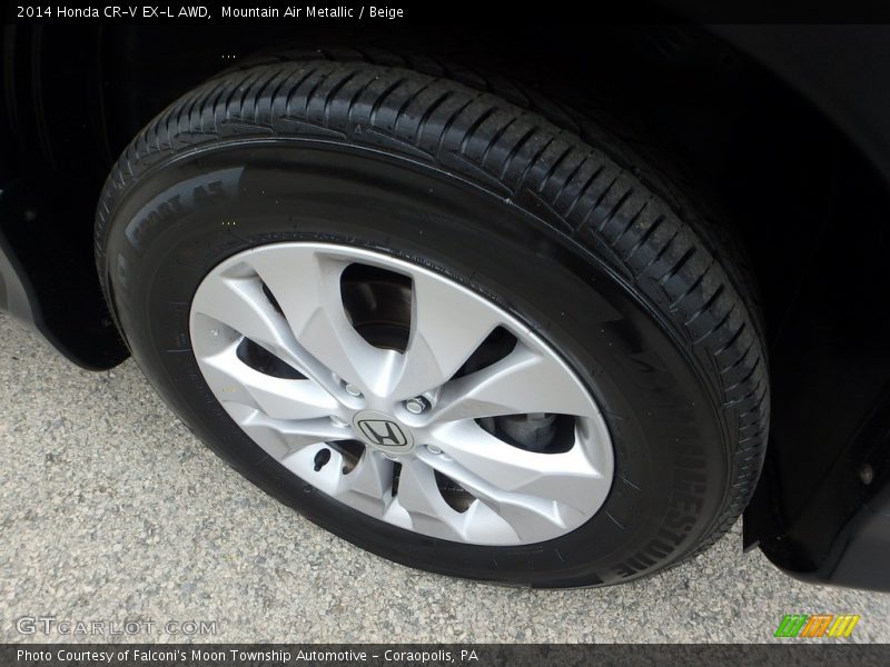 Mountain Air Metallic / Beige 2014 Honda CR-V EX-L AWD