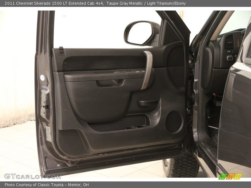 Taupe Gray Metallic / Light Titanium/Ebony 2011 Chevrolet Silverado 1500 LT Extended Cab 4x4