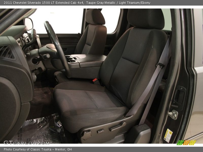 Taupe Gray Metallic / Light Titanium/Ebony 2011 Chevrolet Silverado 1500 LT Extended Cab 4x4