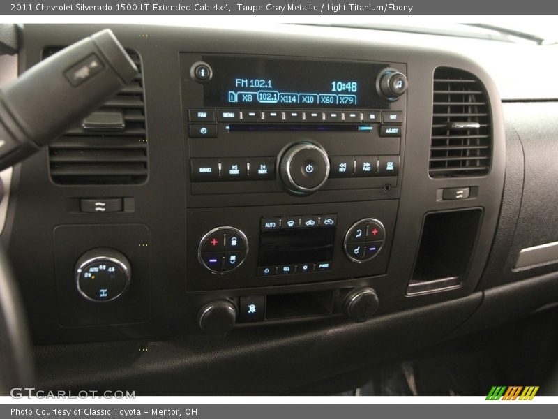 Taupe Gray Metallic / Light Titanium/Ebony 2011 Chevrolet Silverado 1500 LT Extended Cab 4x4