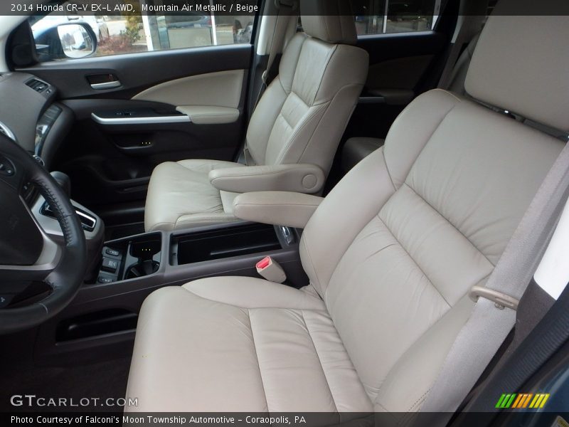 Mountain Air Metallic / Beige 2014 Honda CR-V EX-L AWD