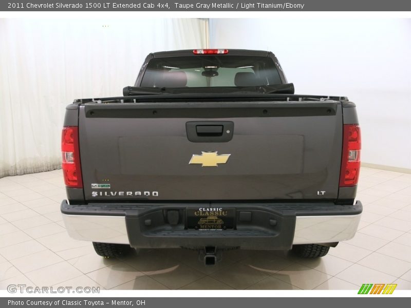 Taupe Gray Metallic / Light Titanium/Ebony 2011 Chevrolet Silverado 1500 LT Extended Cab 4x4