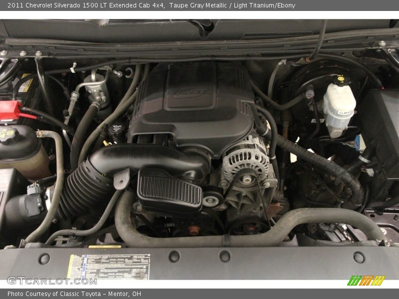 Taupe Gray Metallic / Light Titanium/Ebony 2011 Chevrolet Silverado 1500 LT Extended Cab 4x4