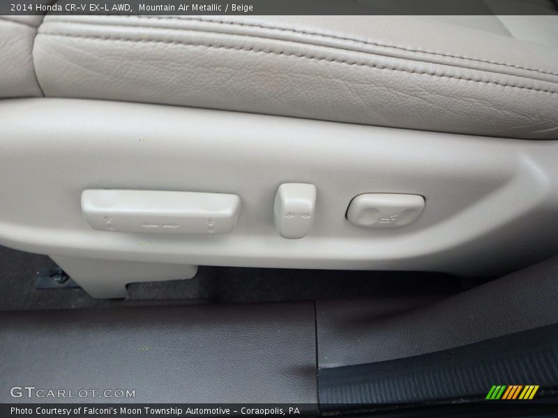 Mountain Air Metallic / Beige 2014 Honda CR-V EX-L AWD