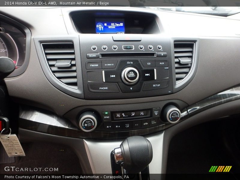 Mountain Air Metallic / Beige 2014 Honda CR-V EX-L AWD