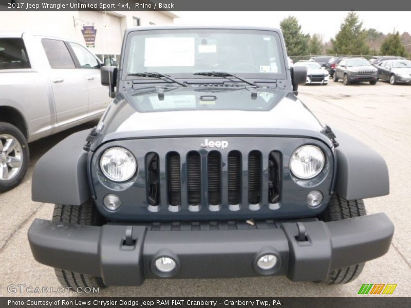 Rhino / Black 2017 Jeep Wrangler Unlimited Sport 4x4