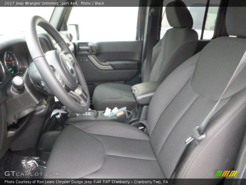 Rhino / Black 2017 Jeep Wrangler Unlimited Sport 4x4