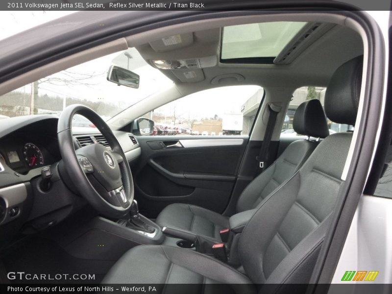 Reflex Silver Metallic / Titan Black 2011 Volkswagen Jetta SEL Sedan