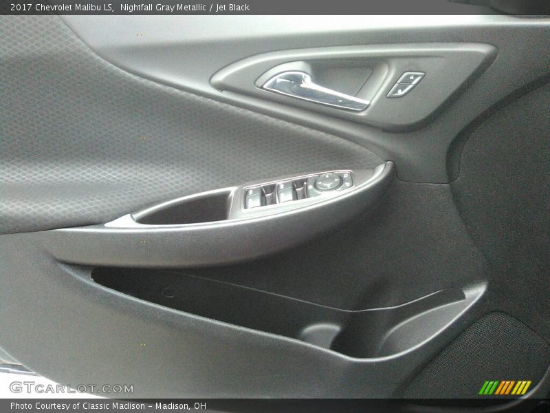 Nightfall Gray Metallic / Jet Black 2017 Chevrolet Malibu LS