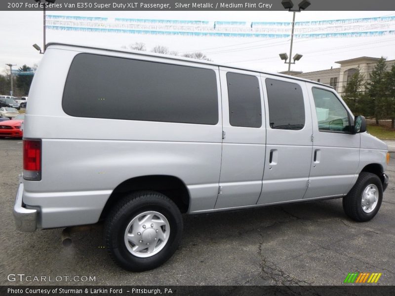Silver Metallic / Medium Flint Grey 2007 Ford E Series Van E350 Super Duty XLT Passenger