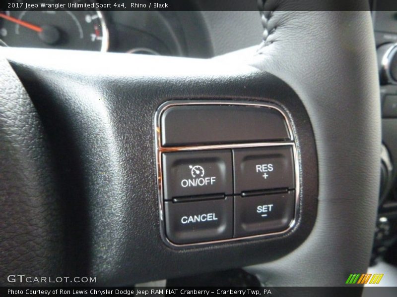Rhino / Black 2017 Jeep Wrangler Unlimited Sport 4x4