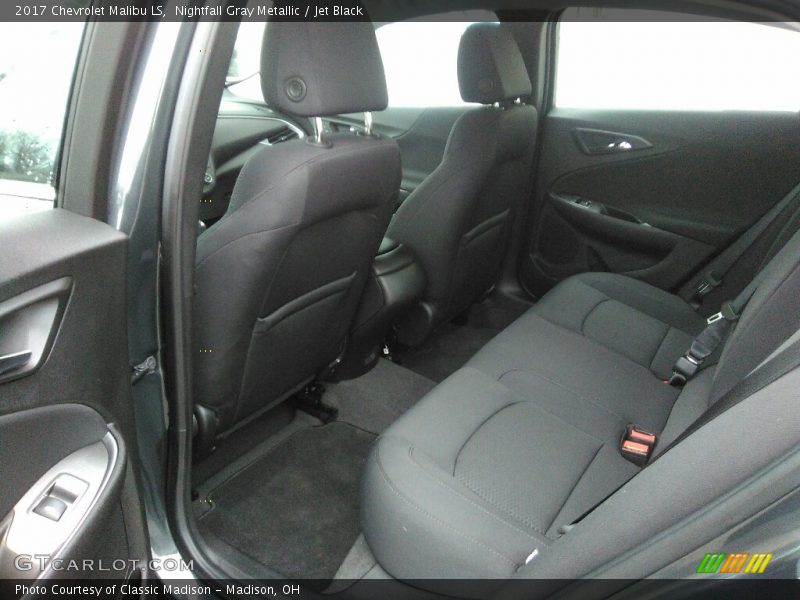 Nightfall Gray Metallic / Jet Black 2017 Chevrolet Malibu LS