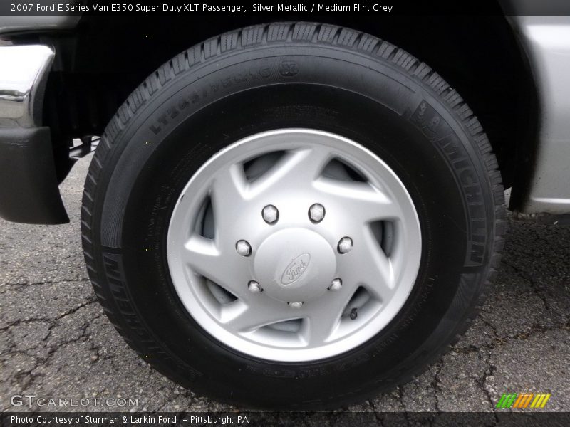 Silver Metallic / Medium Flint Grey 2007 Ford E Series Van E350 Super Duty XLT Passenger