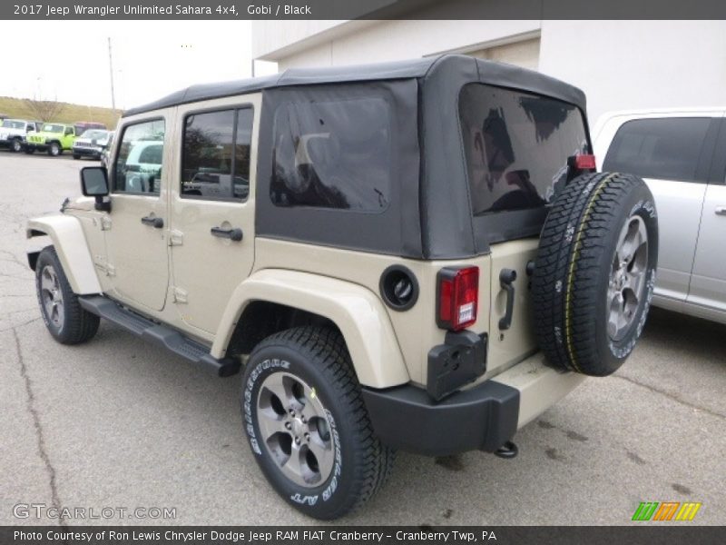Gobi / Black 2017 Jeep Wrangler Unlimited Sahara 4x4