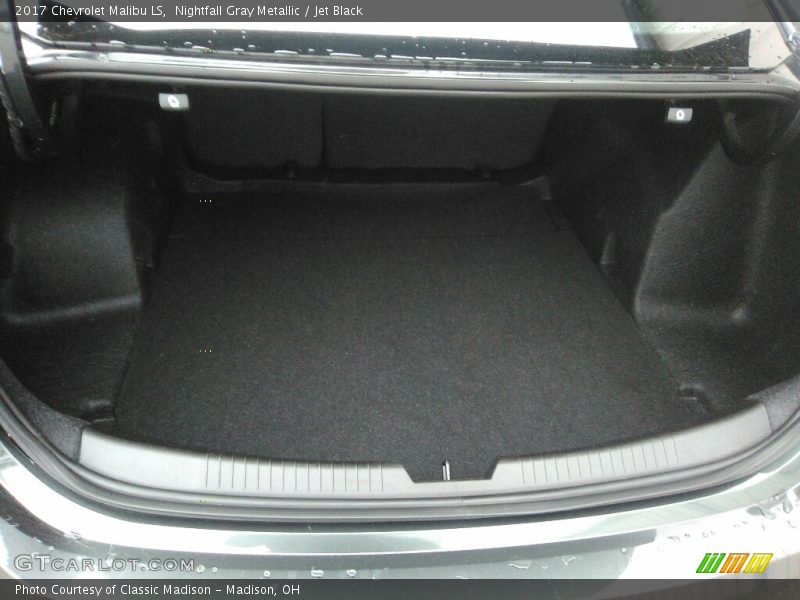 Nightfall Gray Metallic / Jet Black 2017 Chevrolet Malibu LS