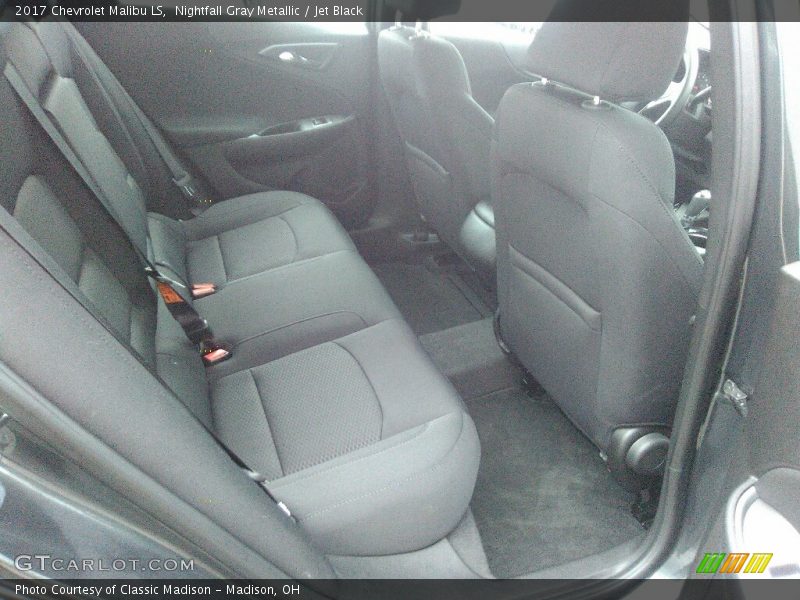 Nightfall Gray Metallic / Jet Black 2017 Chevrolet Malibu LS