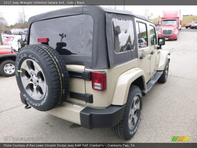 Gobi / Black 2017 Jeep Wrangler Unlimited Sahara 4x4