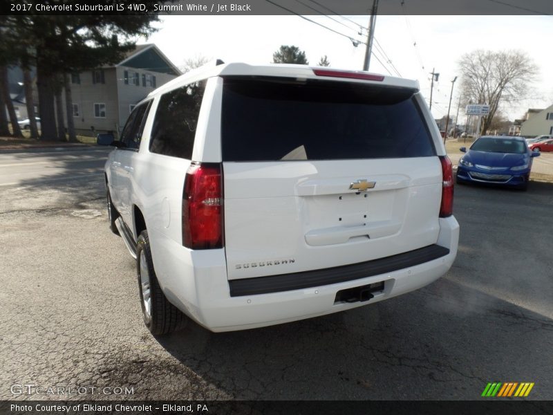 Summit White / Jet Black 2017 Chevrolet Suburban LS 4WD