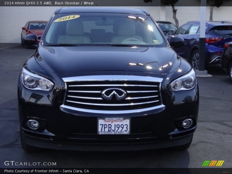 Black Obsidian / Wheat 2014 Infiniti QX60 3.5 AWD