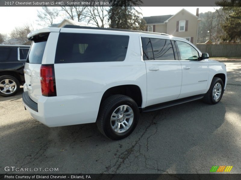 Summit White / Jet Black 2017 Chevrolet Suburban LS 4WD